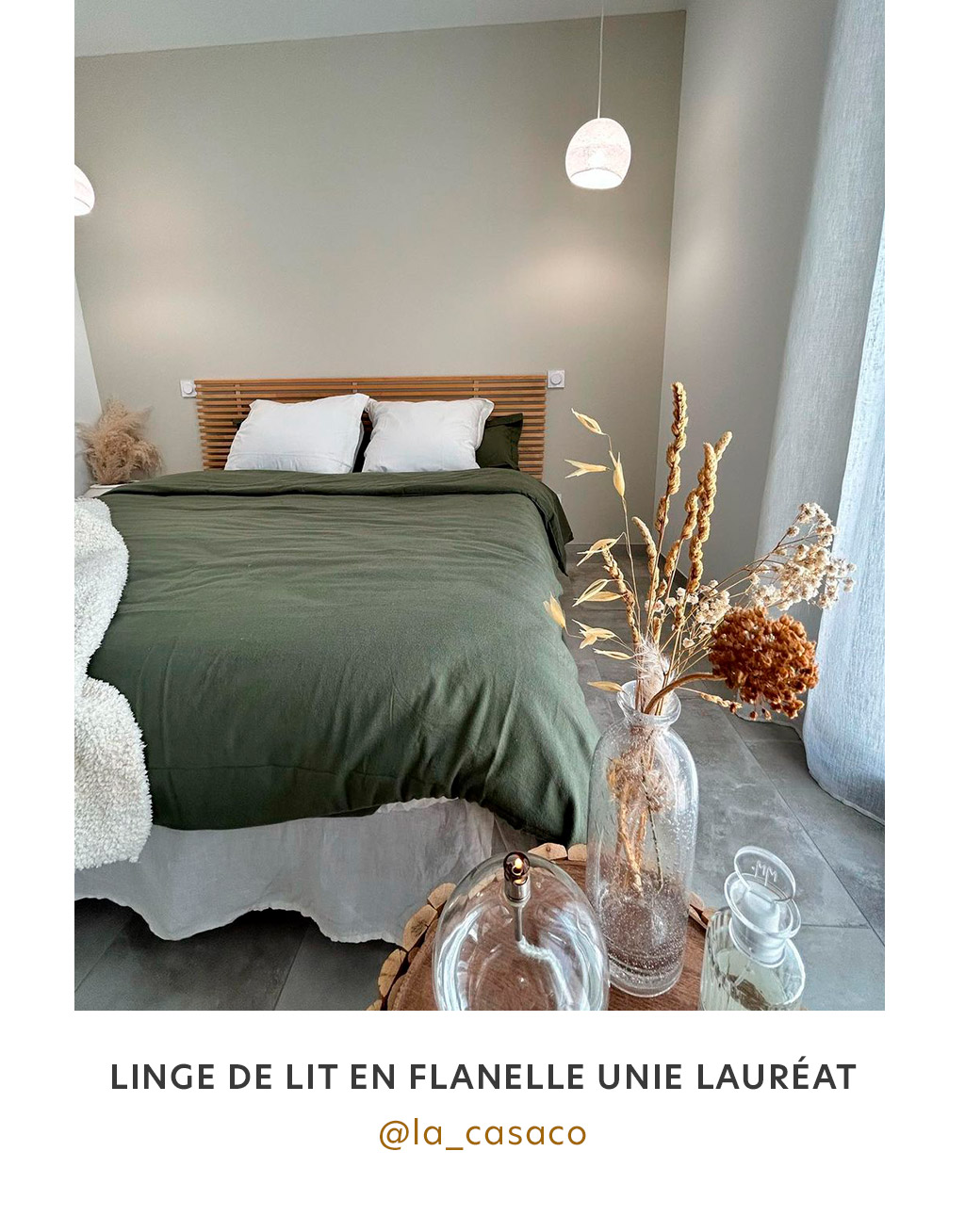 Linge de lit en flanelle unie Lauréat