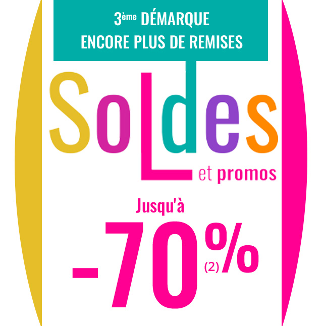 Soldes jusqu'à -70%