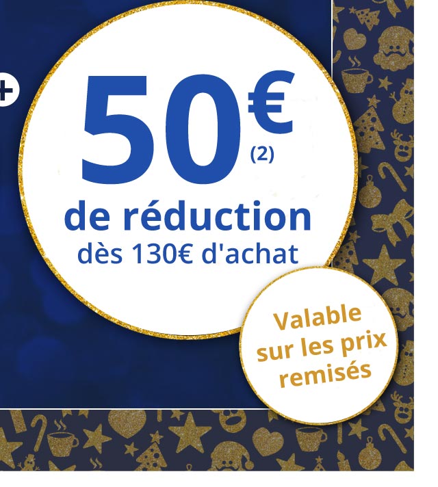 50€ de réduction