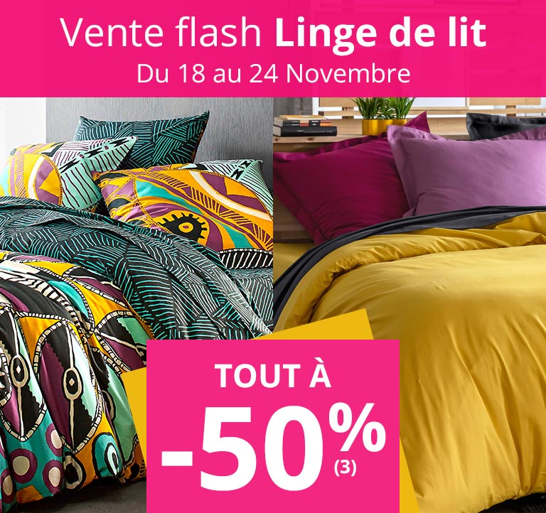 Vente flash Linge de lit