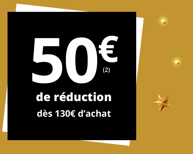 50€ de réduction