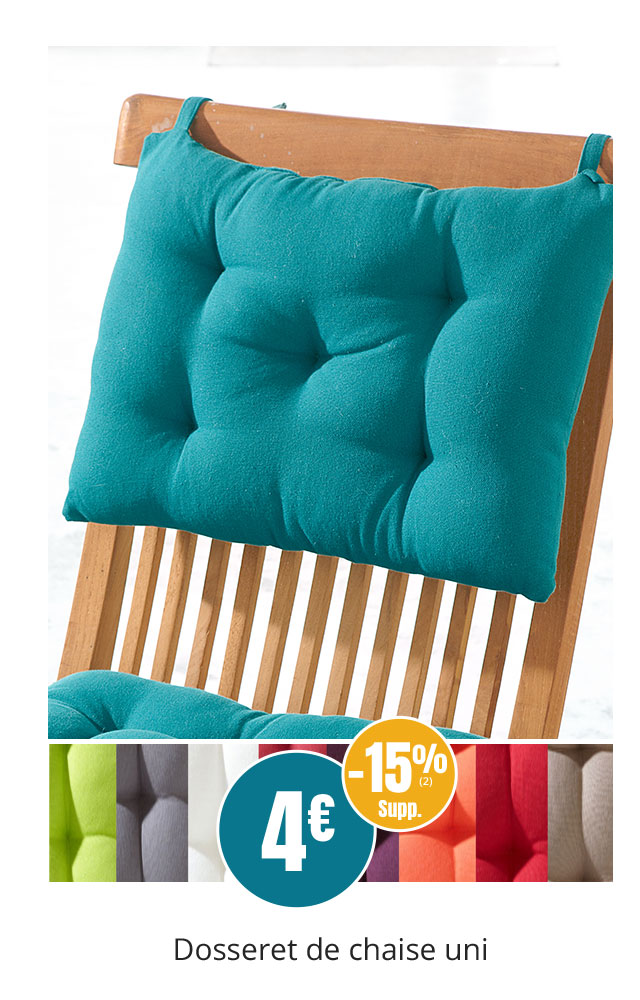 Dosseret de chaise uni