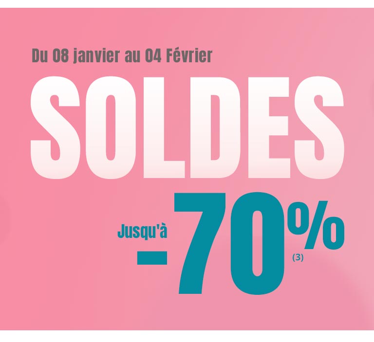 Soldes jusqu'à -70%