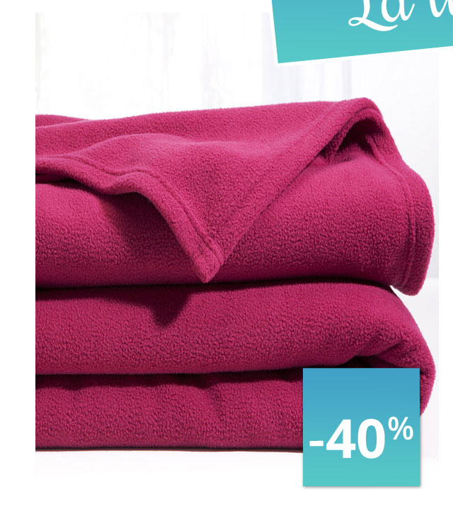 Couverture polaire microfibre