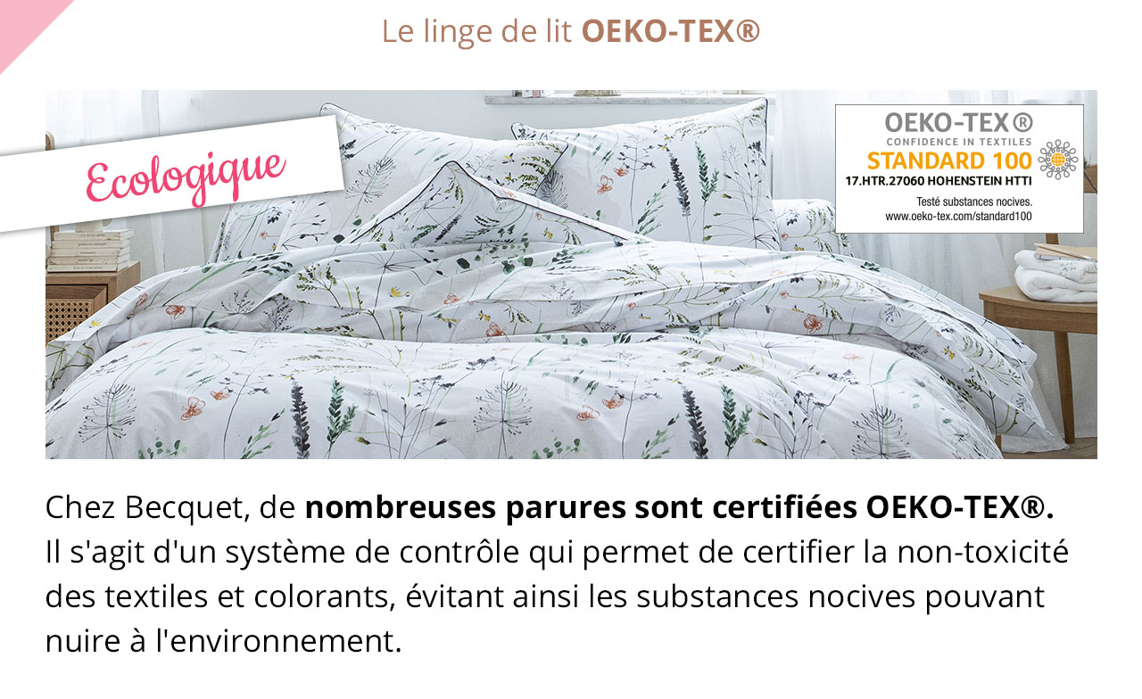 Linge de lit herbes folles