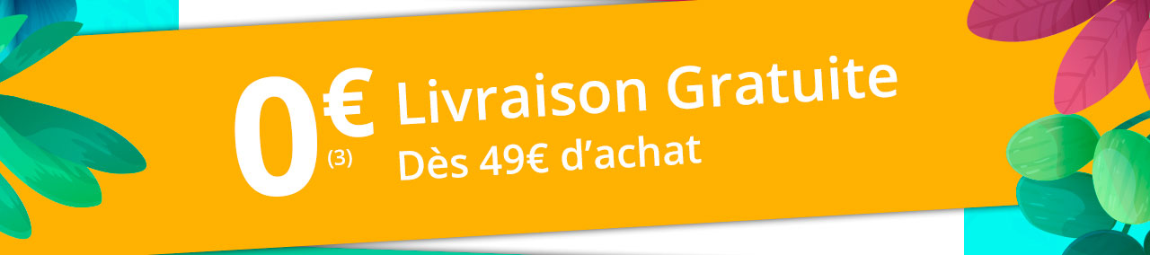 Livraison gratuite dès 49€ d'achat