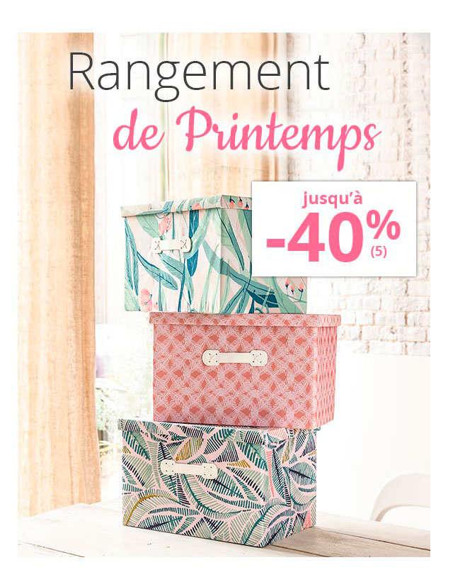 Rangement de printemps