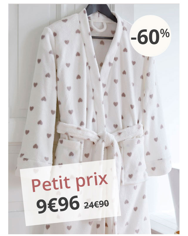 Peignoir à petit prix