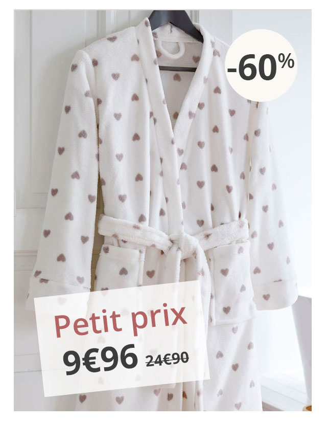 Peignoir à petit prix