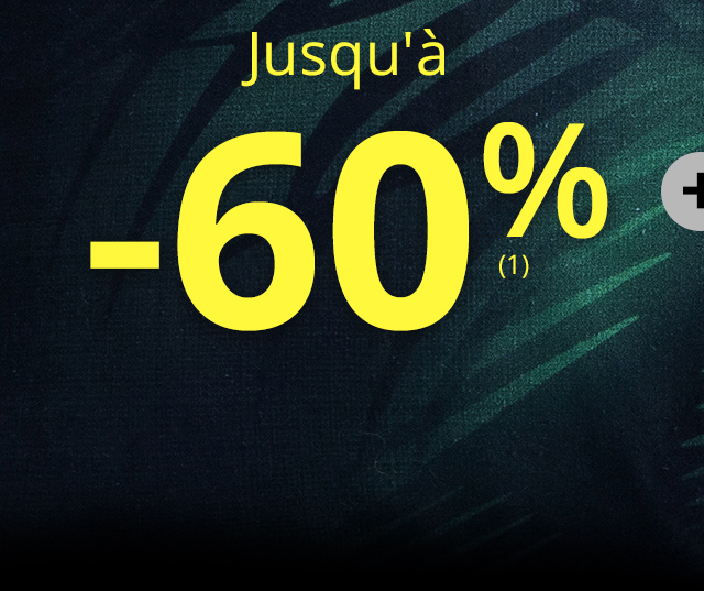Jusqu'à -60%