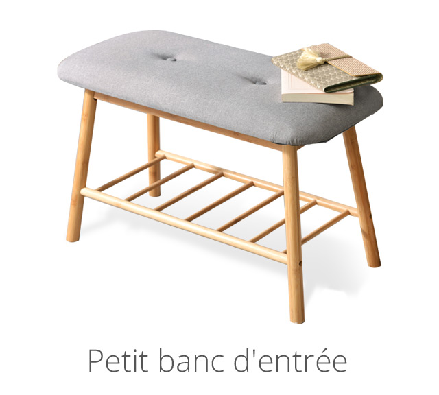 Petit banc d'entrée