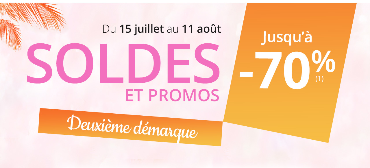 Soldes et promos deuxième démarque