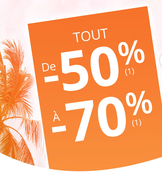Tout de -50% à -70%