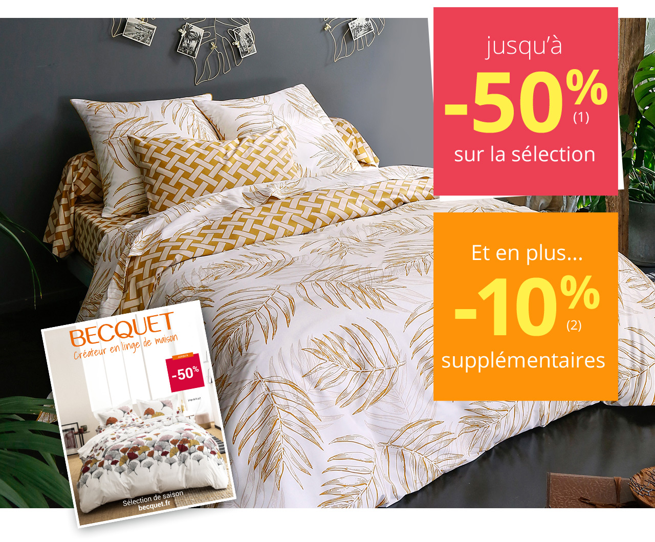 jusqu’à -50% sur la sélection