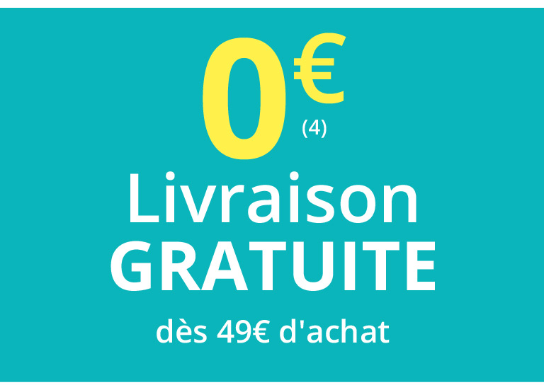 Livraison gratuite dès 49€ d'achat