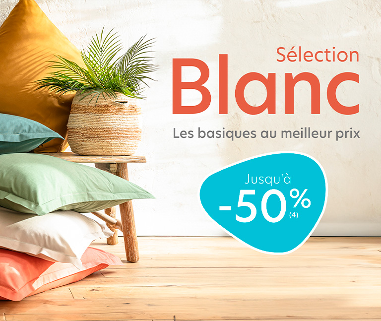 Sélection Blanc jusqu'à -50%