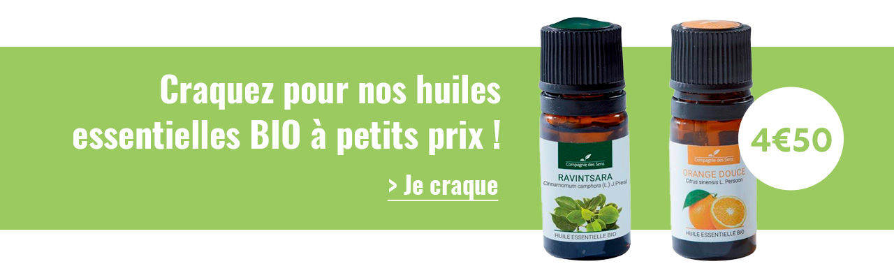 Huiles essentielles BIO à petits prix !