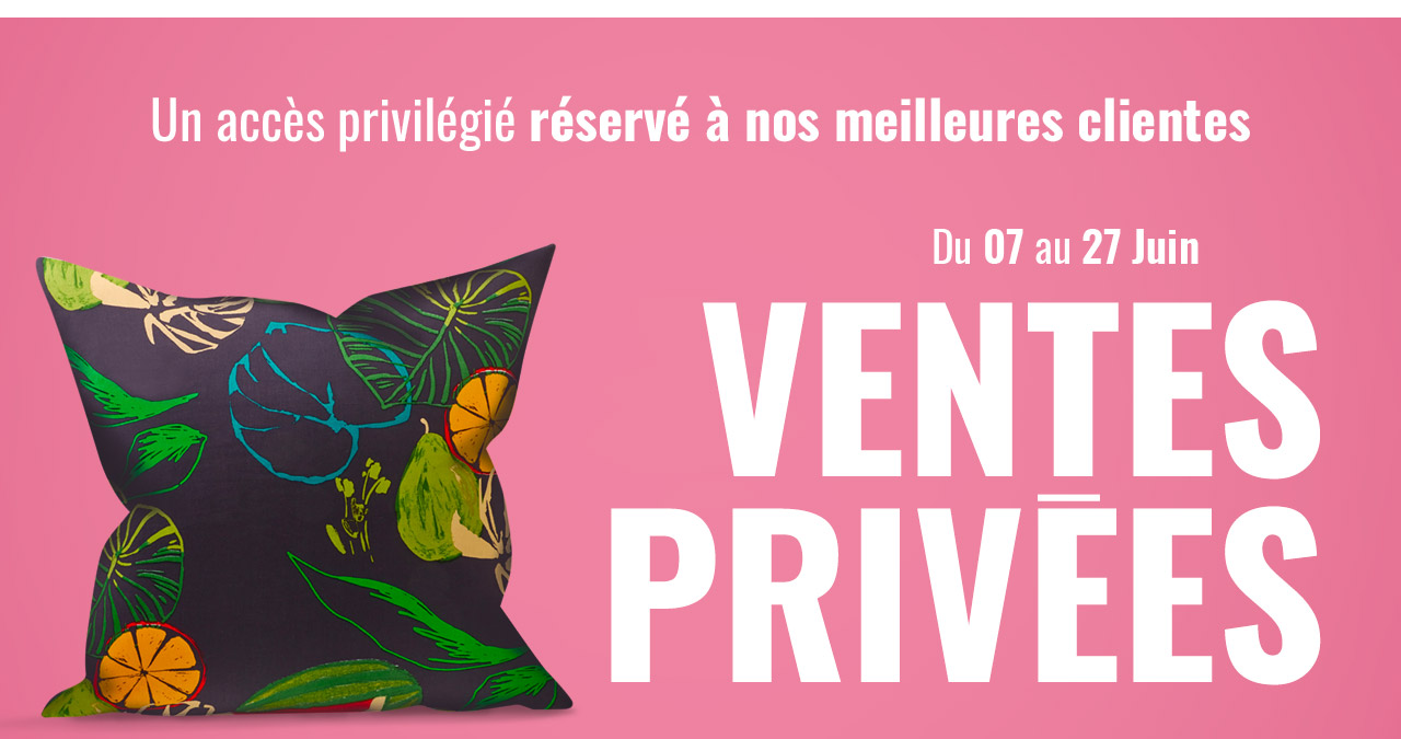 Ventes privées jusqu'à -60%