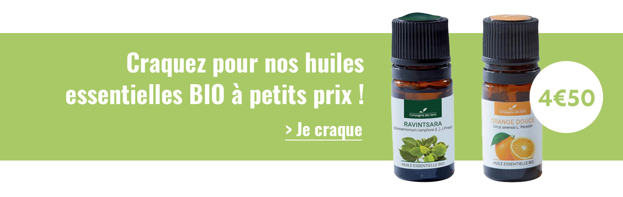 Craquez pour nos huiles essentielles BIO