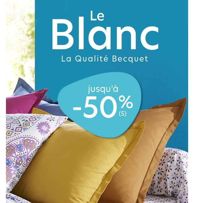 Le blanc jusqu'à -50%