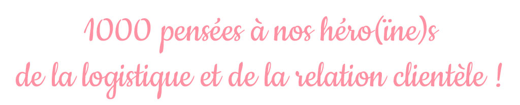 Pensées à nos héro(ine)s de la logistique
