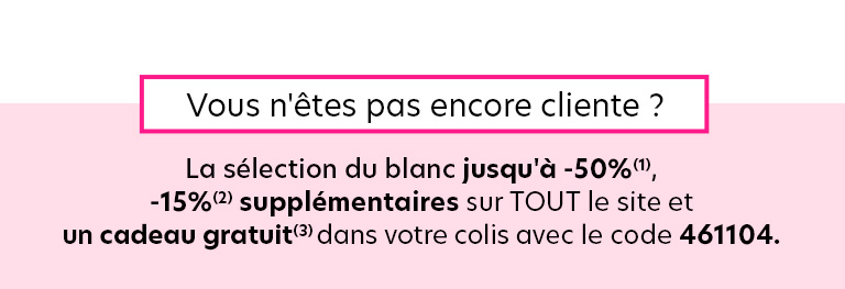 Vous n’êtes pas encore cliente ?