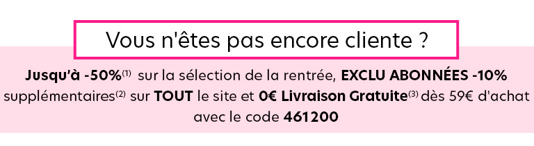 Vous n’êtes pas encore cliente ?