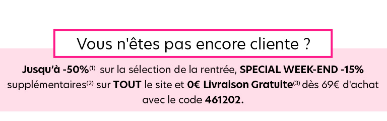 Vous n’êtes pas encore cliente ?