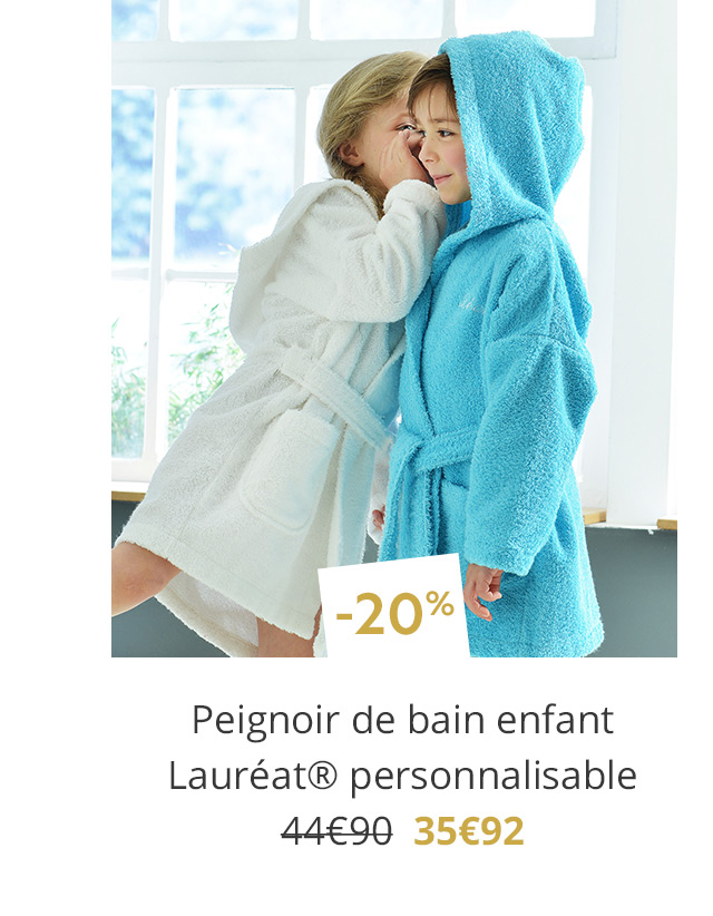 Peignoir de bain enfant