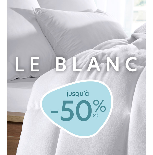 Le Blanc jusqu'à -50%