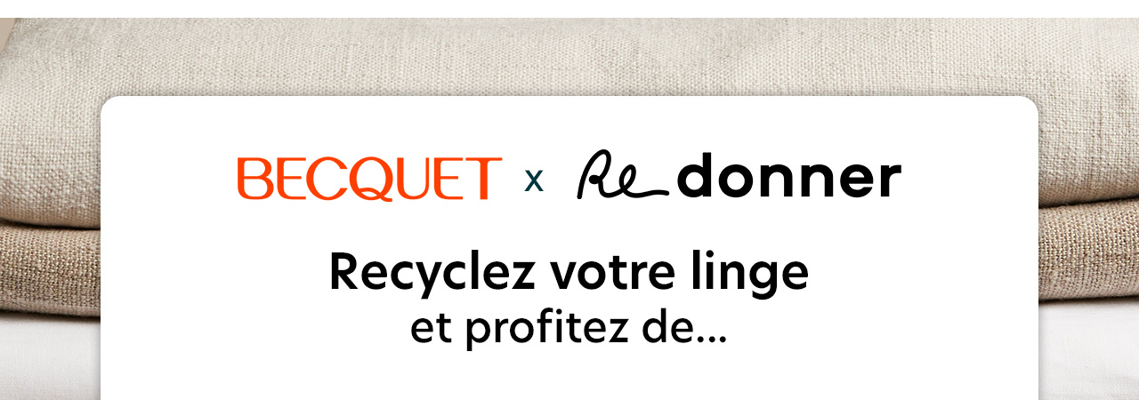 Recyclez votre linge