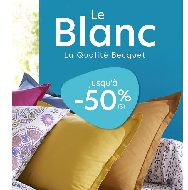 Le blanc jusqu'à -50%