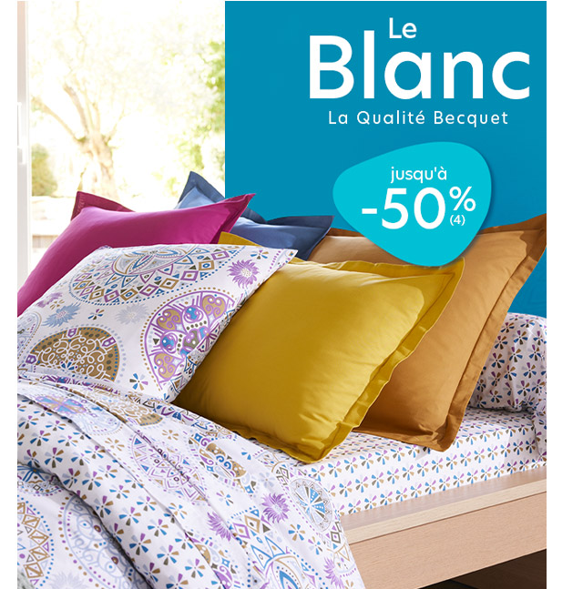 Le blanc jusqu'à -50%