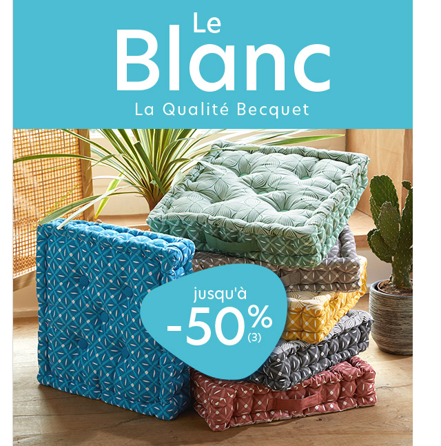 Le blanc jusqu'à -50%