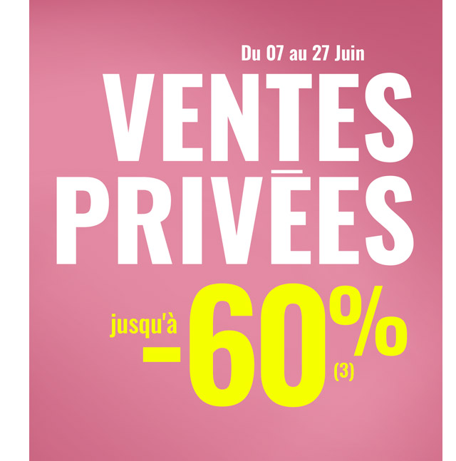 Vente Privées jusqu'à -60%