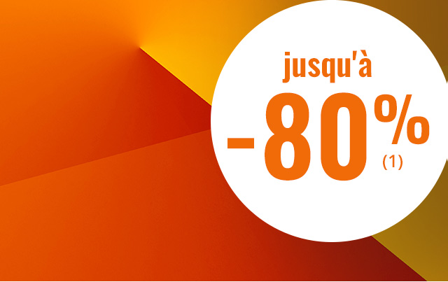 Jusqu'à -80%