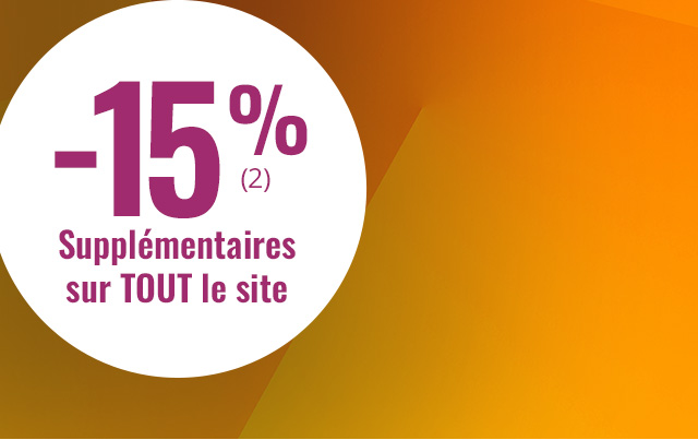 -15% supplémentaires