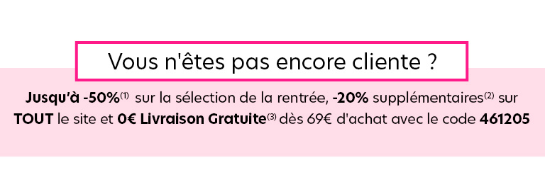 Vous n’êtes pas encore cliente ?