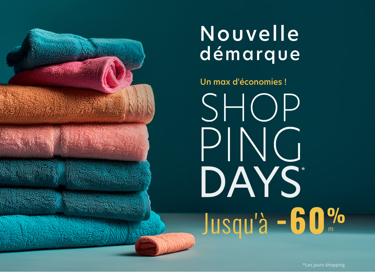 Shopping days jusqu'à -60%