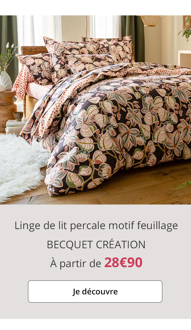 Linge de lit percale