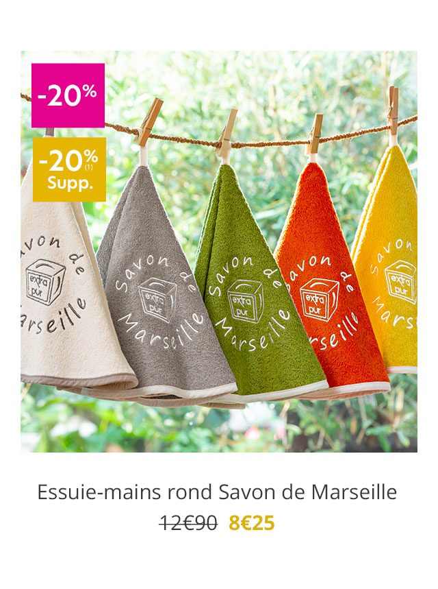 Essuie-mains rond