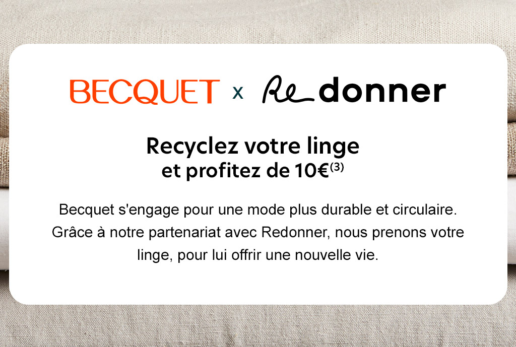 Recyclez votre linge et profitez de 10€