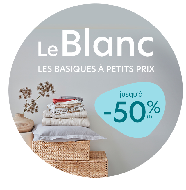 Le Blanc jusqu'à -50%