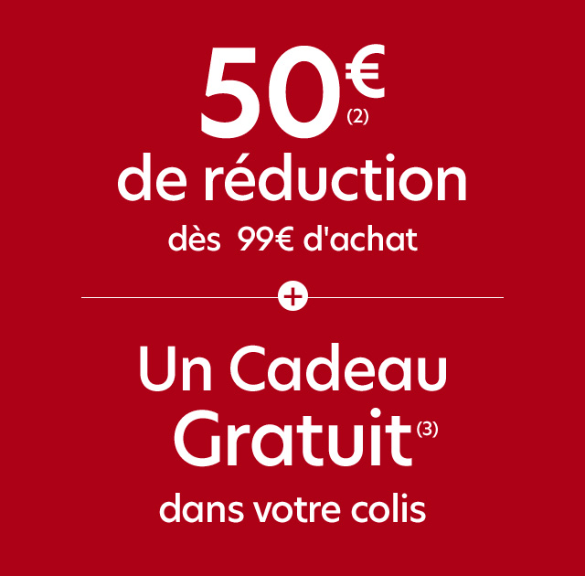 50€ de réduction