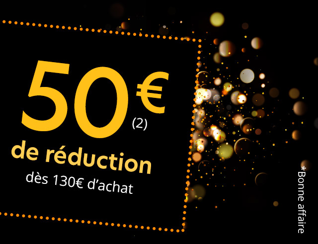 50€ de réduction