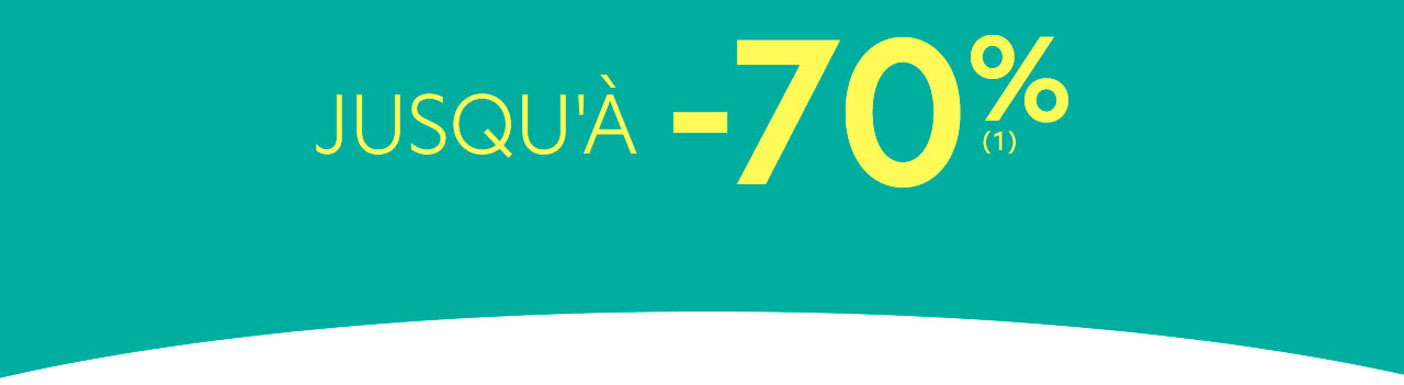 Jusqu'à -70%