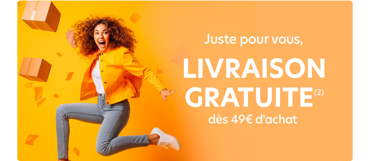 Livraison Gratuite dès 49€ d'achats