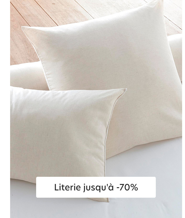 Literie jusqu'à -70%