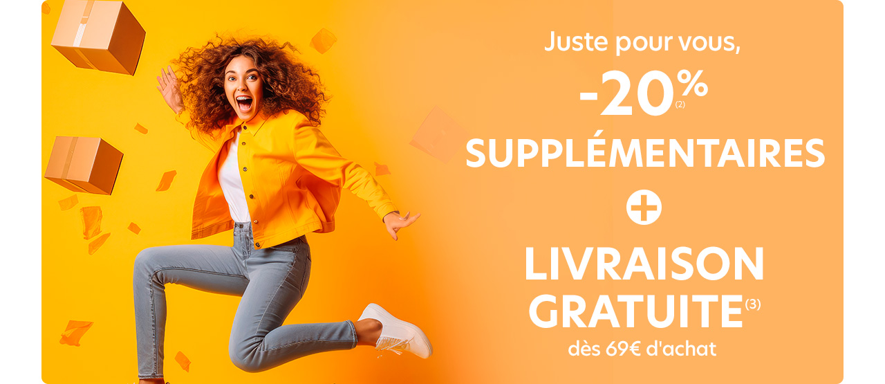 -20% supplémentaaires