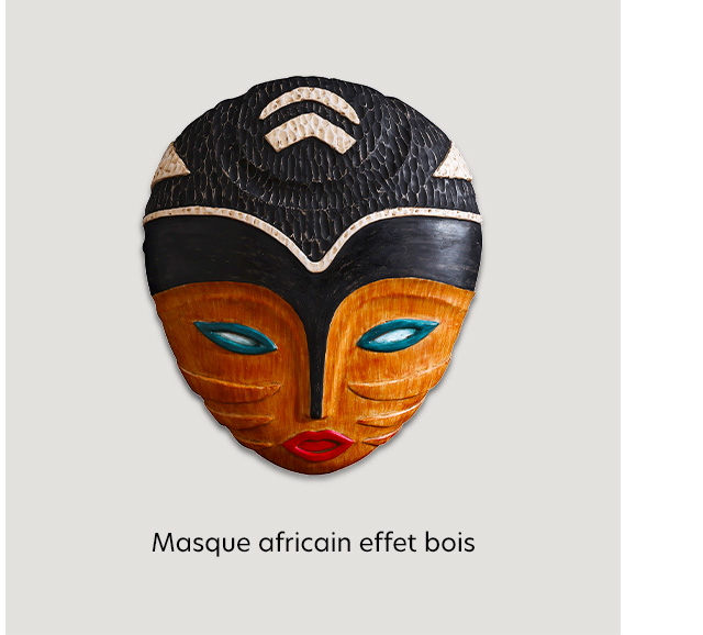 Déco masque africain